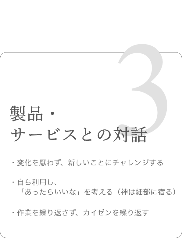 Principles3 製品・サービスとの対話
