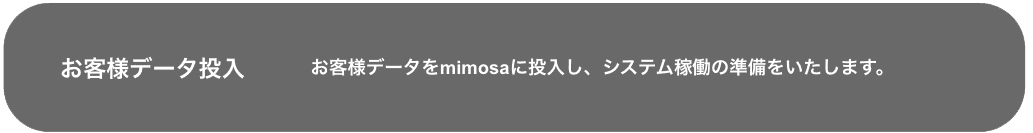 SaaS型WMS「W3 mimosa」ご利用開始までの流れ③お客様データ投入