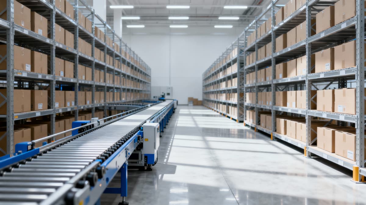 logistics-system-2-251210 倉庫内の物流コンベアシステム