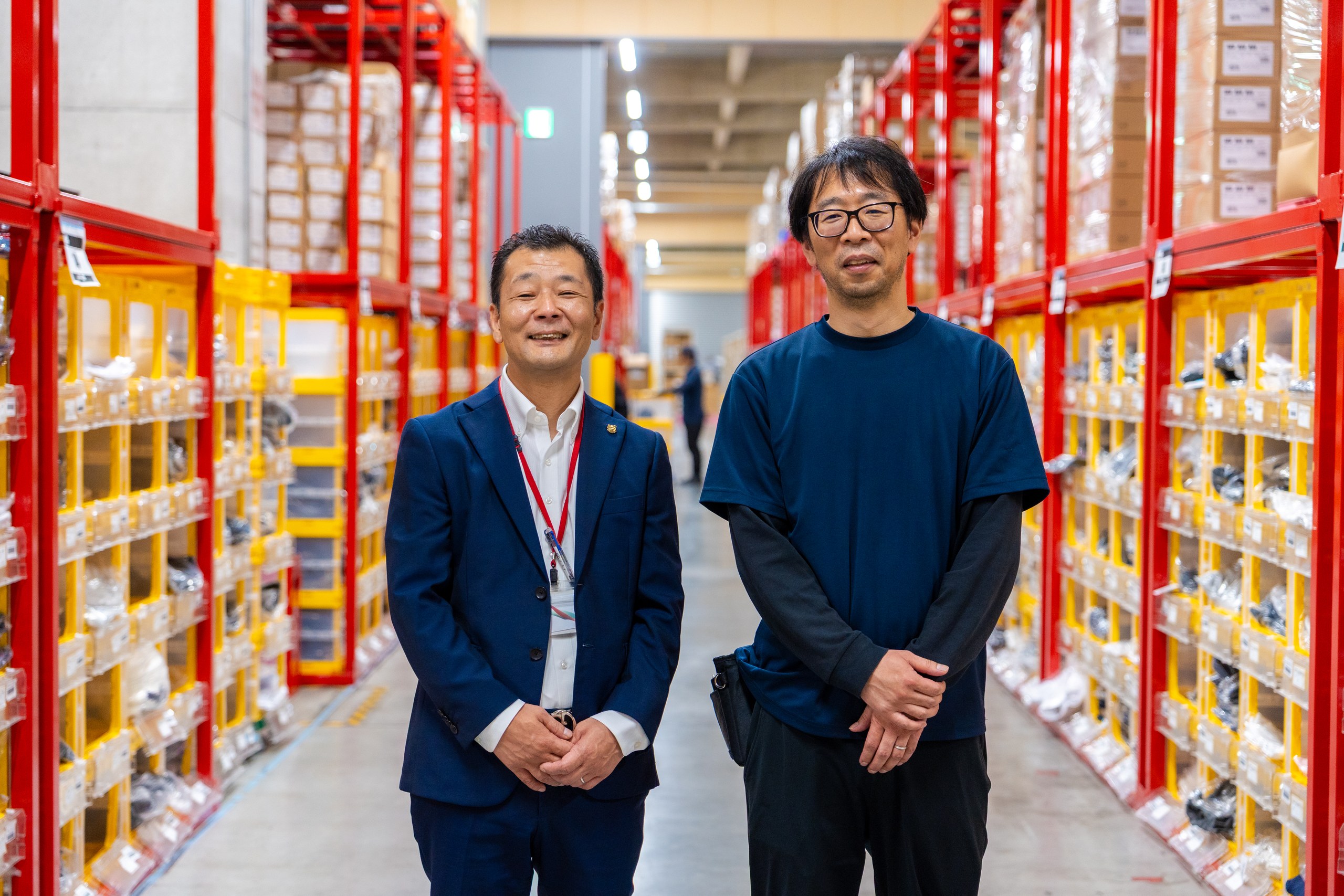 fineplus_09 株式会社ファインプラス 代表取締役 横田様と物流事業部 部長 吉田様