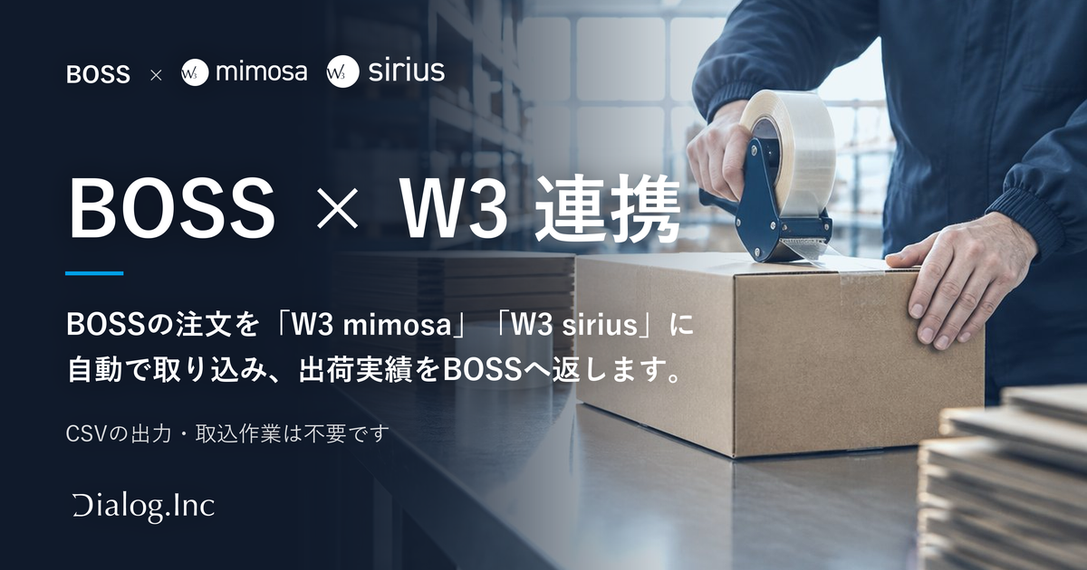 BOSS × W3 連携